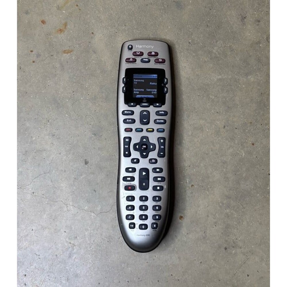 Logitech Harmony 650 Infrared All-in-One Universal Remote Control (Tested)